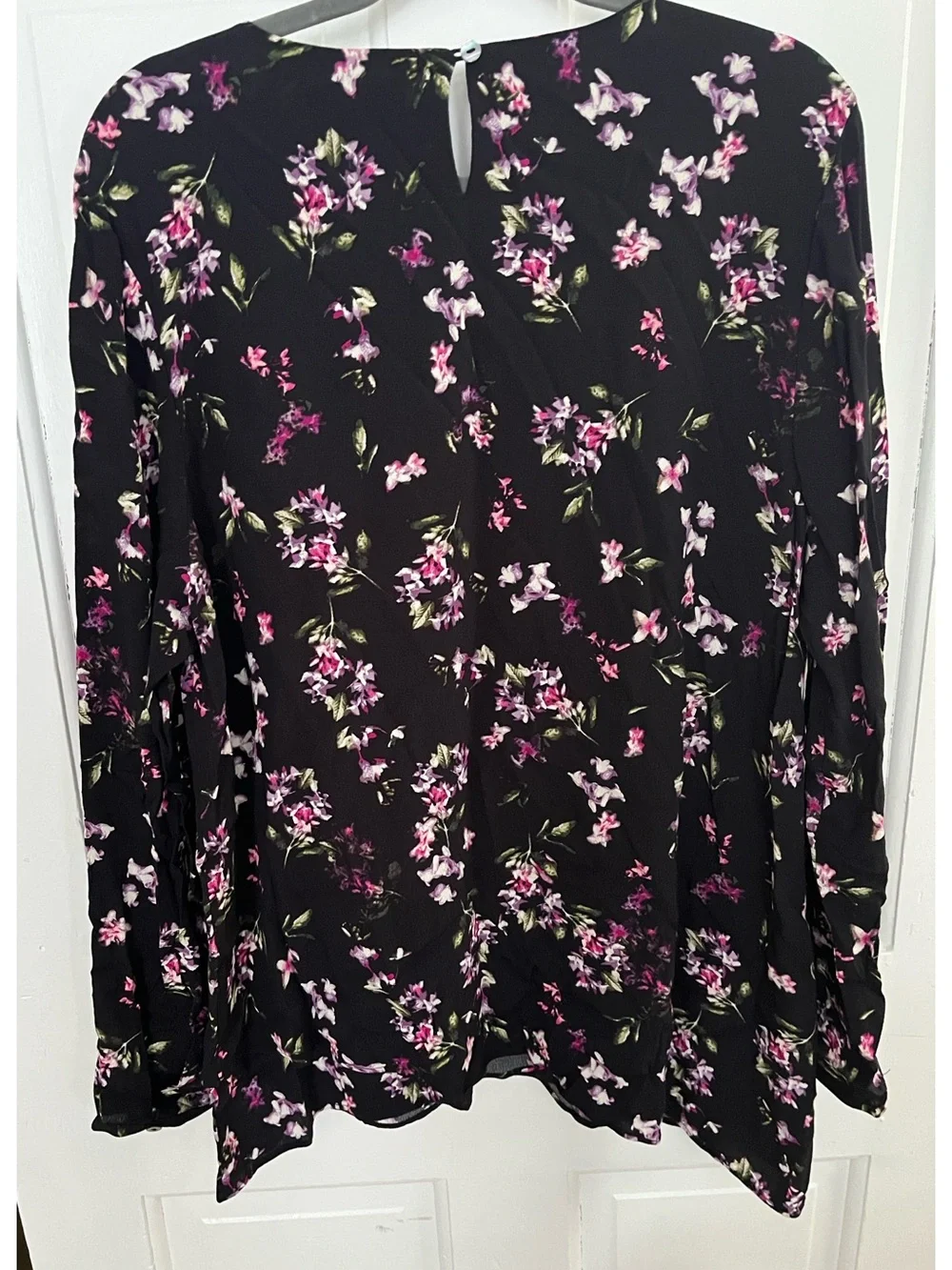 J.Jill size Large Floral Tunic Top Long Sleeves